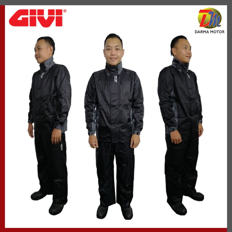 GIVI Raincoat Baju Hujan Rain Suit Rider Tech (RRS07) Motorcycle Outdoor
