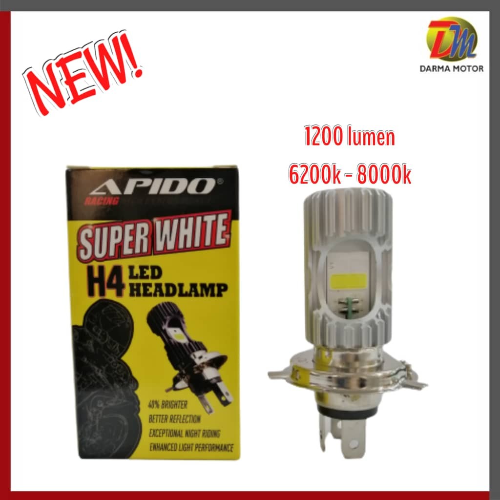 80V APIDO LED LAMP BULB HEADLIGHT H4