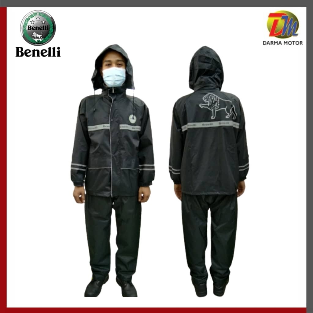 Benelli Genuine Raincoat Rain suit Baju Hujan Motorcycle Outdoor